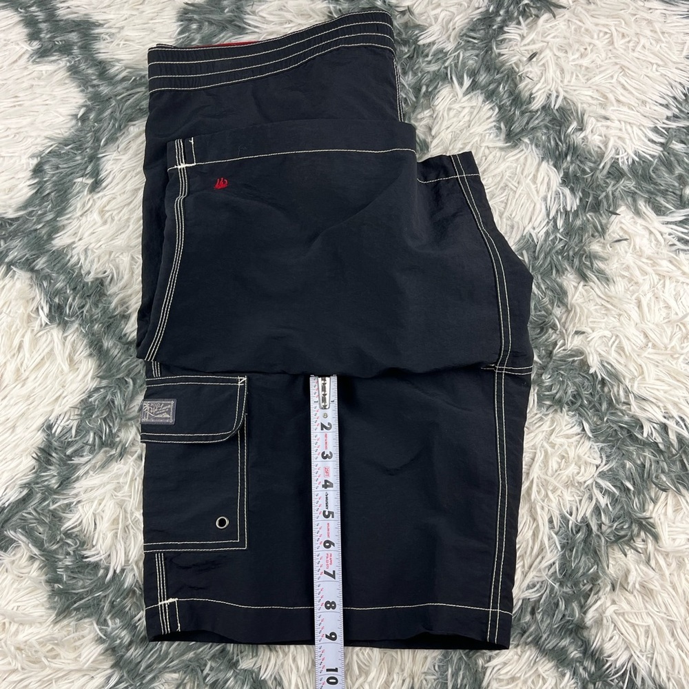 Polo Ralph Lauren Men's Swim Trunks Size Large Black Red - Picture 10 of 10